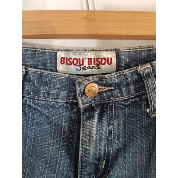 Vintage Bisou Bisou Jeans Women 4 Flared Hippie Boho 29 x 31 - Picture 7 of 10